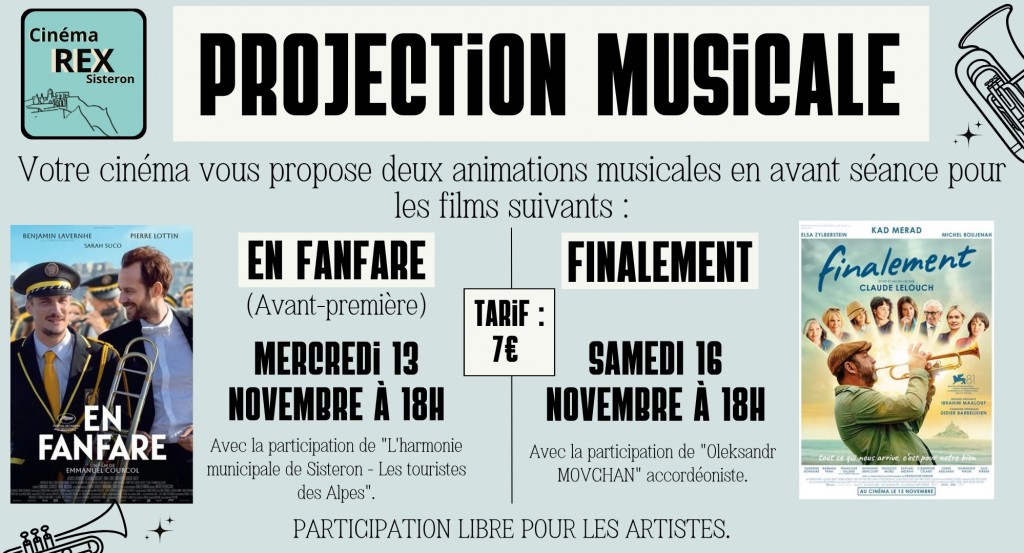 actualité PROJECTION MUSICALE