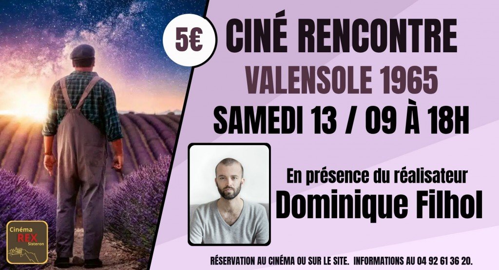 actualité CINE RENCONTRE - VALENSOLE 1965