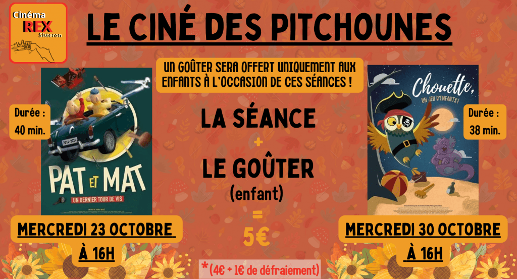 actualité LE CINE DES PITCHOUNES