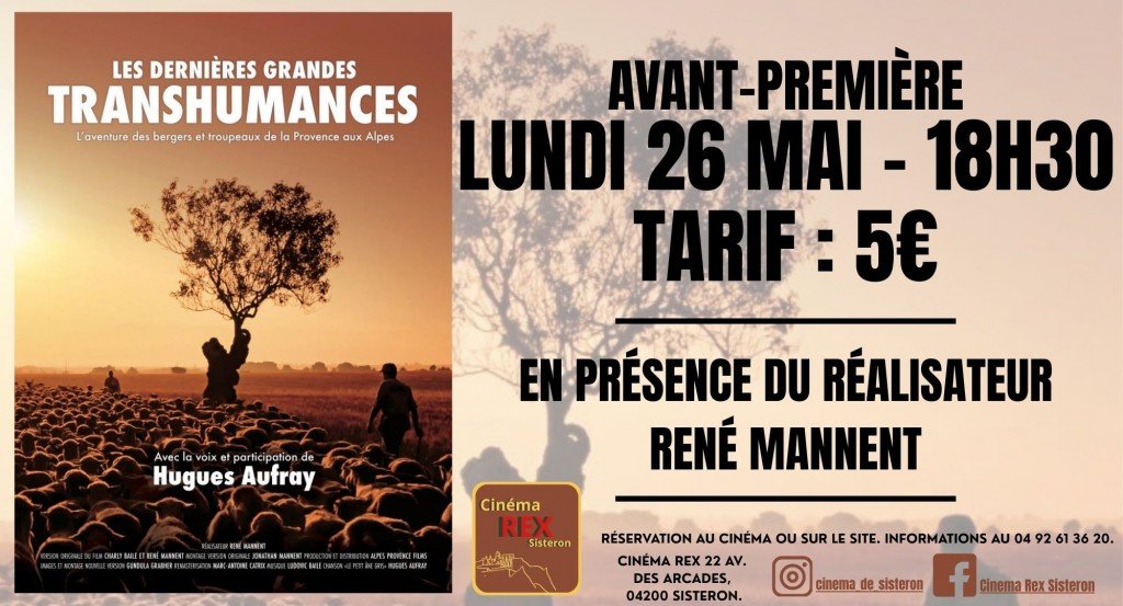 actualité CINE RENCONTRE - LES DERNIERES GRANDES TRANSHUMANCES